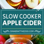 Sidra de manzana cocida a fuego lento |  Sidra de manzana caliente |  Sidra de manzana Crockpot |  Receta de sidra de manzana con jugo de manzana #cidra #manzana #cidra de manzana #bebida #crockpot #slowcooker #dinneratthezoo