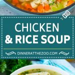 Receta de sopa de pollo y arroz |  Sopa de pollo casera |  Sopa de pollo fácil #sopa #pollo #arroz # cena # sin gluten #confortfood #dinneratthezoo