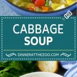 Receta de sopa de repollo |  Sopa de verduras |  Sopa vegetariana |  Sopa saludable #sopa #saludable # limpieza # repollo #vegetales #verduras # cena #dinneratthezoo