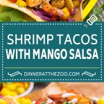 Receta de taco de camarones | Tacos de pescado #shrimp #tacos #mango #tacotuesday #mexican #dinner #dinneratthezoo