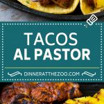 Receta de Tacos al Pastor |  Tacos de cerdo |  Tacos mexicanos #tacos # cerdo # piña # asado #tacotuesday # cena #dinneratthezoo