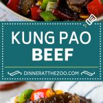 Esta carne de kung pao es una combinación de bistec en rodajas finas, pimientos, cebollas y maní tostado, todo en una salsa picante y sabrosa.