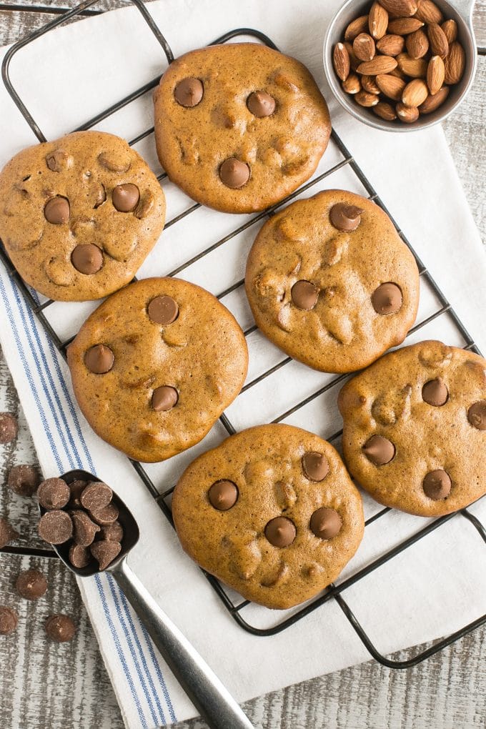 Galletas de chocolate sin harina