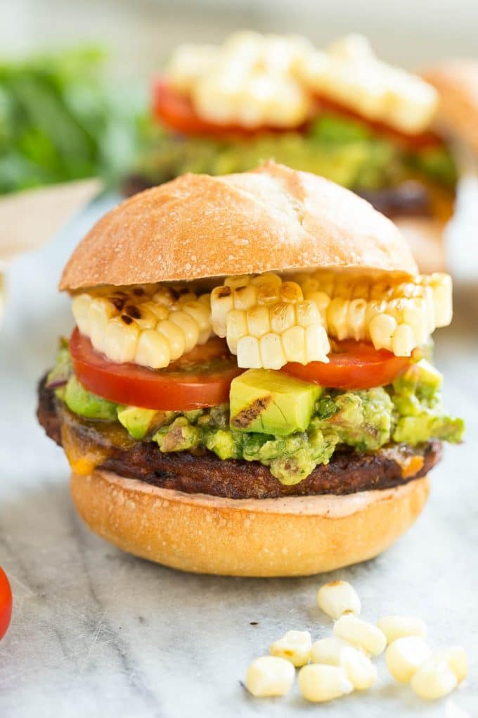 Hamburguesa vegetariana de frijoles negros
