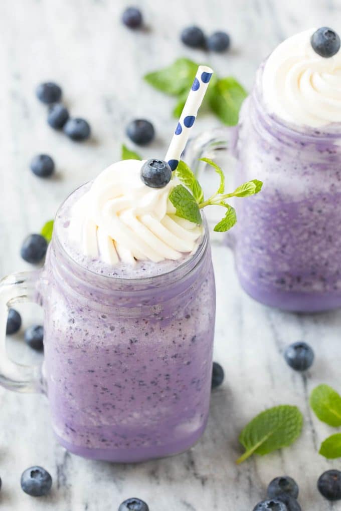 Batido de arándanos