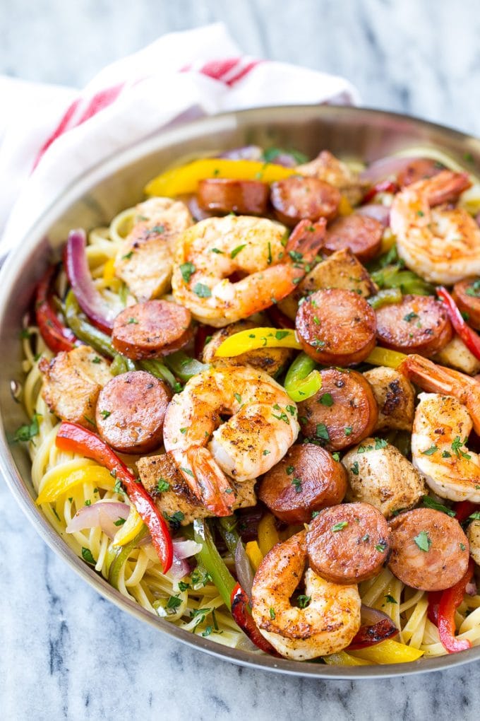 Pasta Cajun Jambalaya