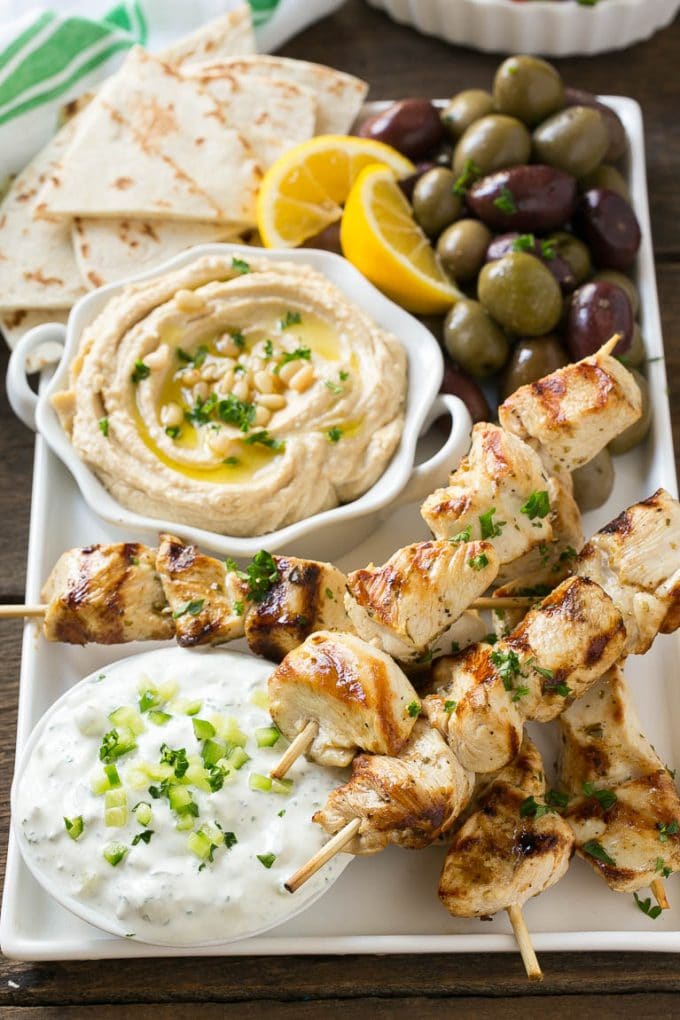 Pollo souvlaki