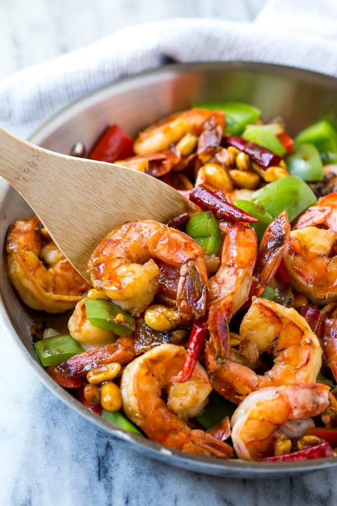 Camarones Kung Pao