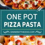 Receta de masa de pizza |  Pasta con pimientos |  Salchicha de pasta #italiano #pepperoni #salchicha #pizza #pasta #dinner #Cazuelas online#onepot