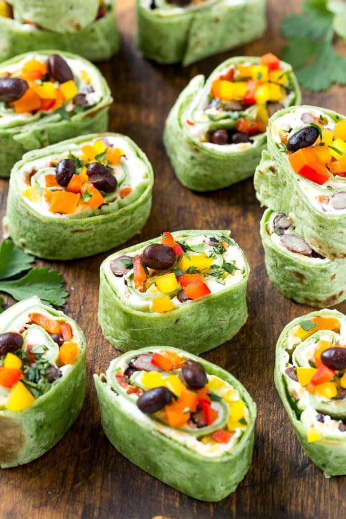 Rollos de tortilla mexicana