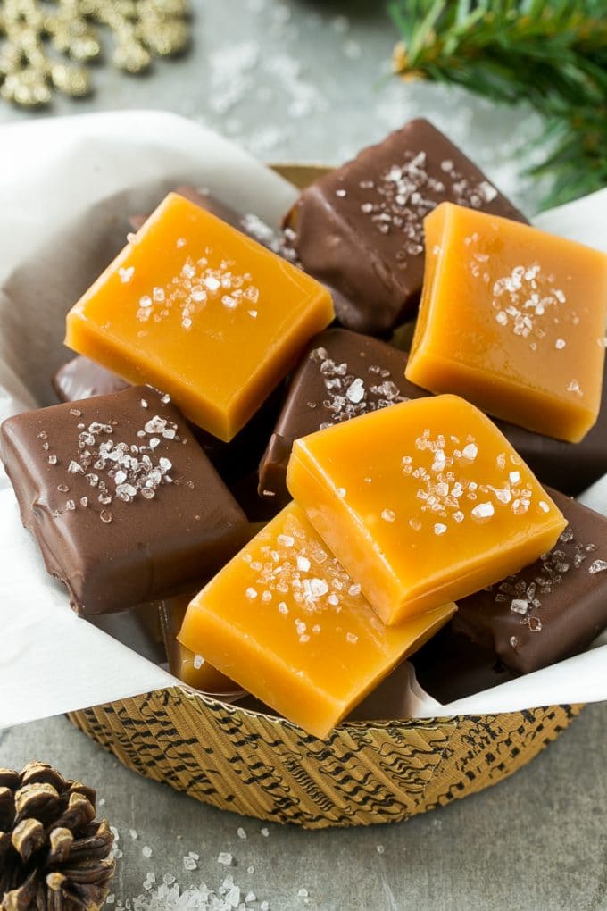 Caramelos para microondas con sal marina