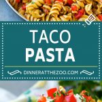 Receta de taco de pasta |  Pasta con queso |  Pasta mexicana #taco #pasta #dinneratthezoo