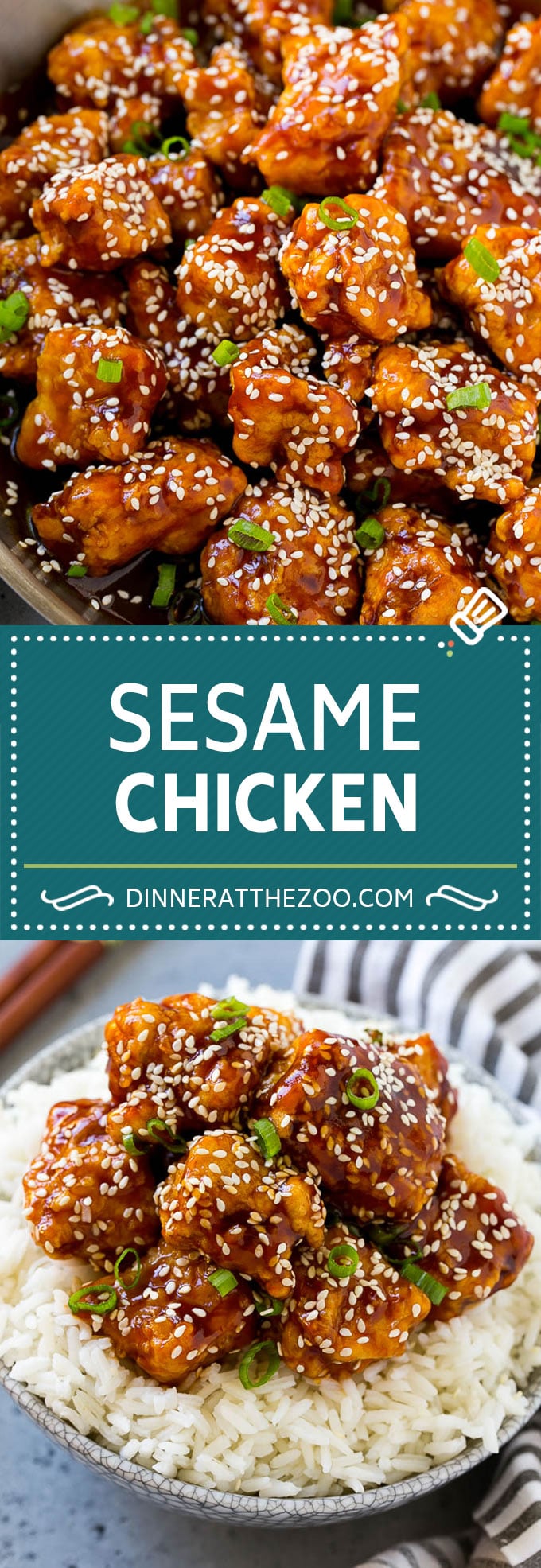 Receta de pollo con sésamo |  Pollo crujiente |  Pollo asiático # examen # pollo # asiático # cena #dinneratthezoo