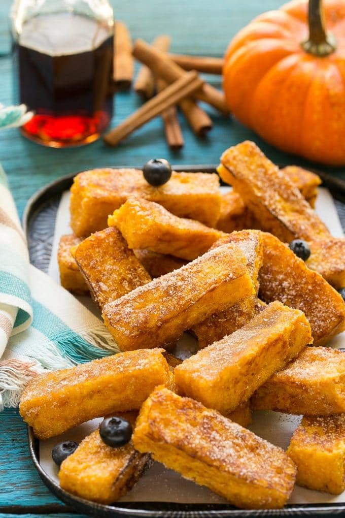 Palitos de Tostada de Calabaza y Churro