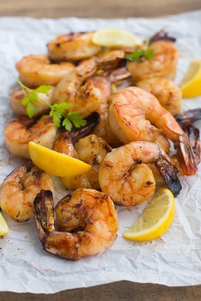 Camarones Sriracha A La Parrilla
