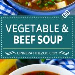 Receta de sopa de verduras y carne |  Sopa de carne y verduras |  Sopa de ternera #beef #veggies #soup # dinner #glutenfree #dinneratthezoo