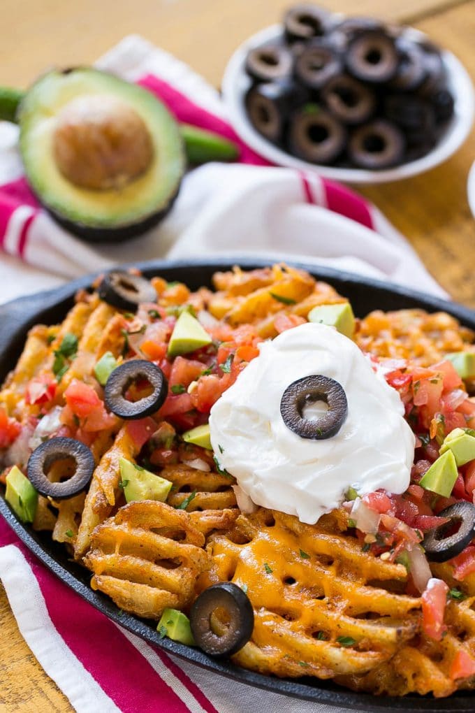 Nachos de gofres