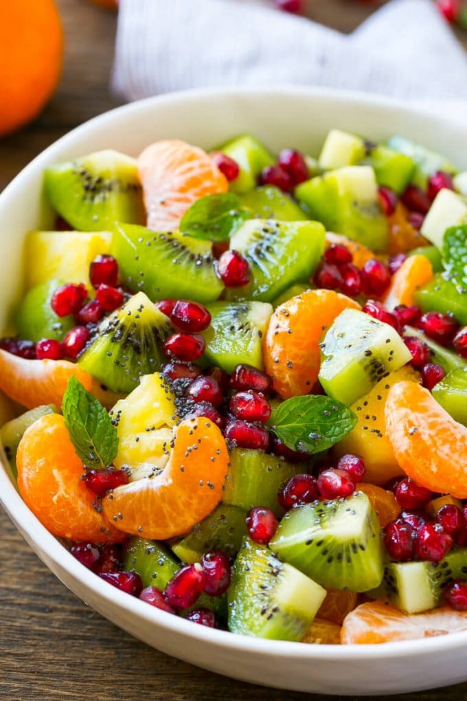 Ensalada de fruta de invierno