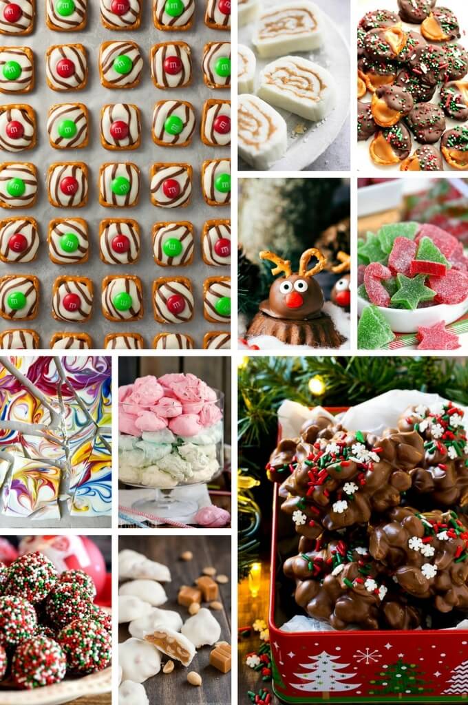 Recetas de dulces navideños que incluyen dioses y racimos de cacahuetes.
