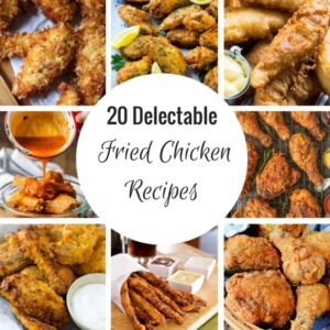 20 deliciosas recetas de pollo frito