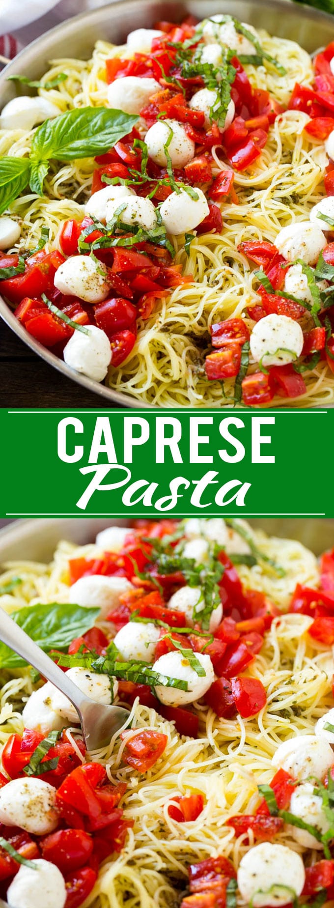 Receta de pasta Caprese |  Receta de pasta fácil |  Pasta fresca con tomate |  Receta caprese #caprese #pasta #tomate #dinner #dinneratthezoo