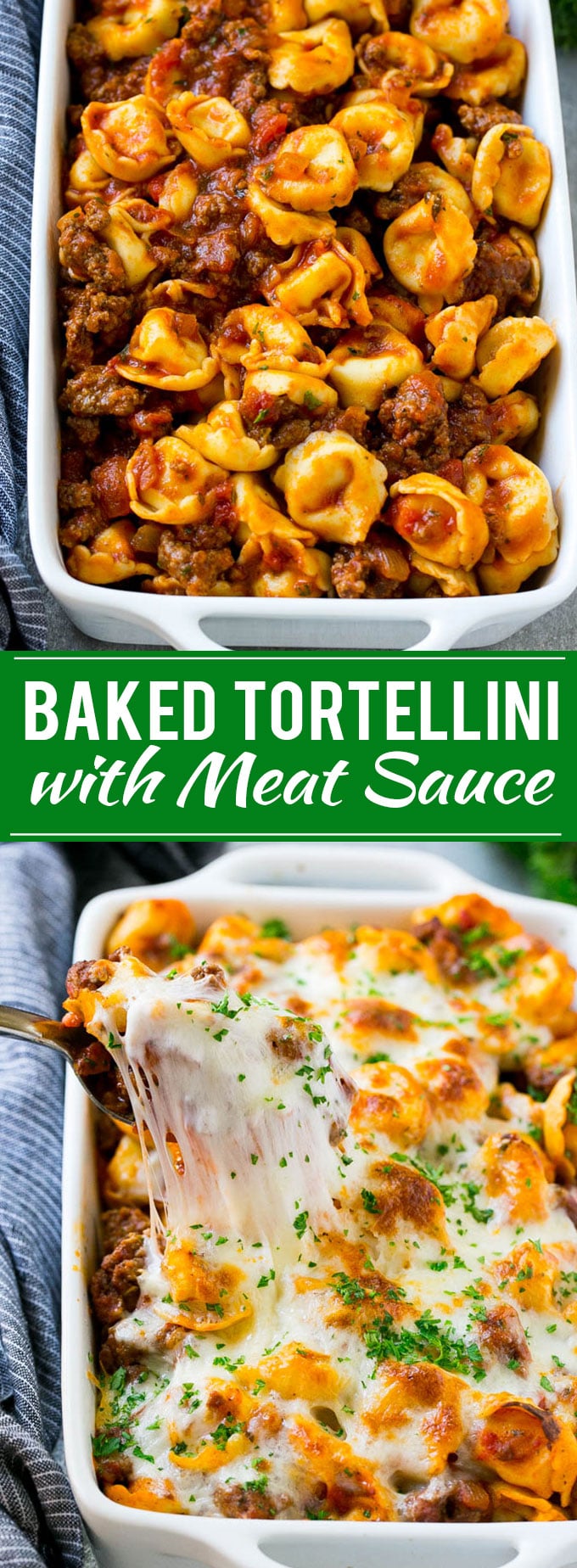 Receta Tortellini Al Forno Al Ragù |  Tortellini con queso |  Receta de Tortellini |  Receta de pasta al horno #tortellini #tortellini al horno #salsa de carne #pasta #dinner #dinneratthezoo