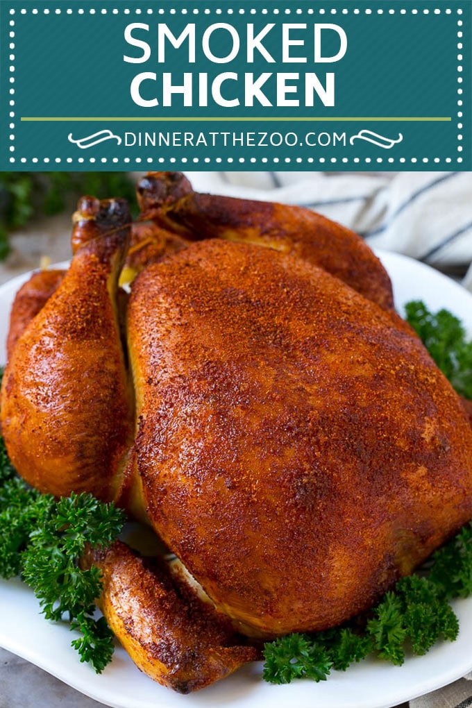 Receta de pollo ahumado |  Pollo ahumado entero |  BBQ Chicken #pollo # ahumador #BBQ #dinner #Cazuelas online#glutenfree #lowcarb