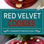 Receta de galletas de terciopelo rojo | Galletas de chocolate blanco de terciopelo rojo | Galletas Red Velvet Cake Mix #redvelvet #cookies