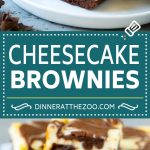 Receta de pastel de queso con brownies |  Brownies de queso crema |  Brownies caseros #brownies #queesecake #chocolate #postre #dinneratthezoo