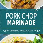 Receta de adobo de chuleta de cerdo |  Chuletas de cerdo marinadas |  Chuletas de cerdo a la parrilla # cerdo # chuletas de cerdo # parrillada # cena #dinneratthezoo