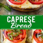 Receta de pan Caprese | Pan de tomate | Pan de queso