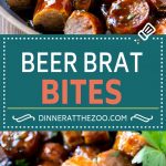 Receta de cerveza Brat Bite |  Aperitivo de salchicha |  Receta de salchichas