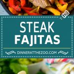Receta de fajitas de bistec |  Fajitas de ternera |  Receta de bistec #fajitas #steak #beef #mexicanfood #dinner #dinneratthezoo