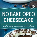 Receta de tarta de queso con Oreo |  Tarta de queso Oreo sin cocinar |  Cheesecake sin hornear #queesecake #oreo #chocolate #nobake #dessert #dinneratthezoo