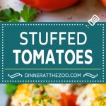Receta de tomates rellenos | Tomates rellenos de salchicha #tomates #salchicha #riz #dinner #dinneratthezoo