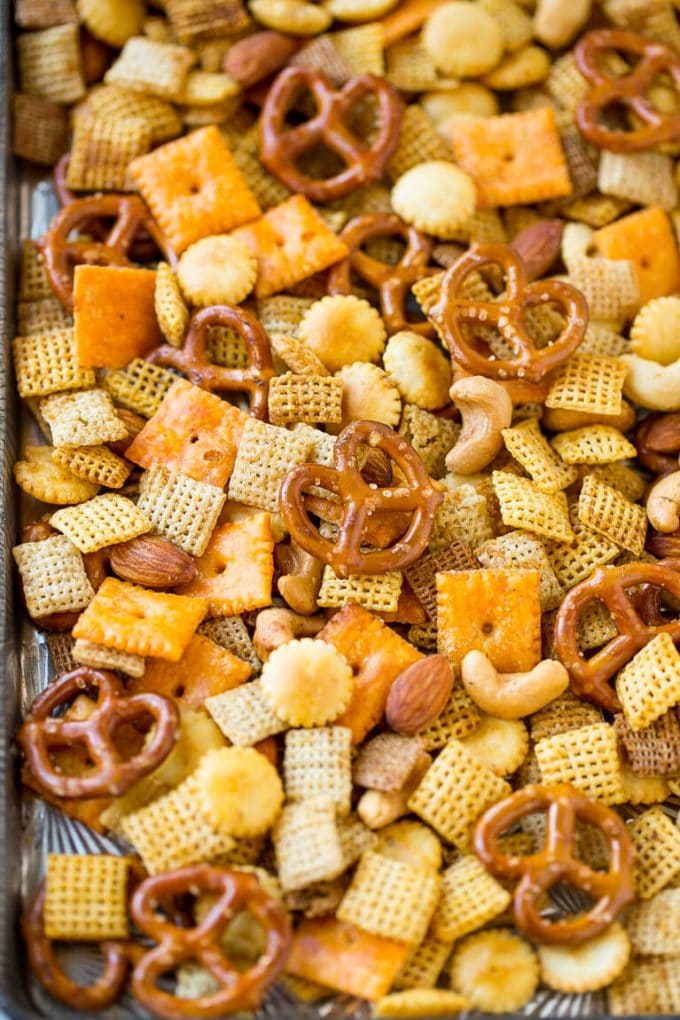 Mezcla casera de Chex